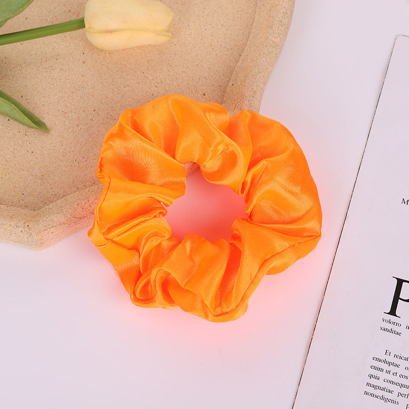 Wholesale LED glowing large intestine hair ring female LED night disco luminous head rope horsetail head jewelry